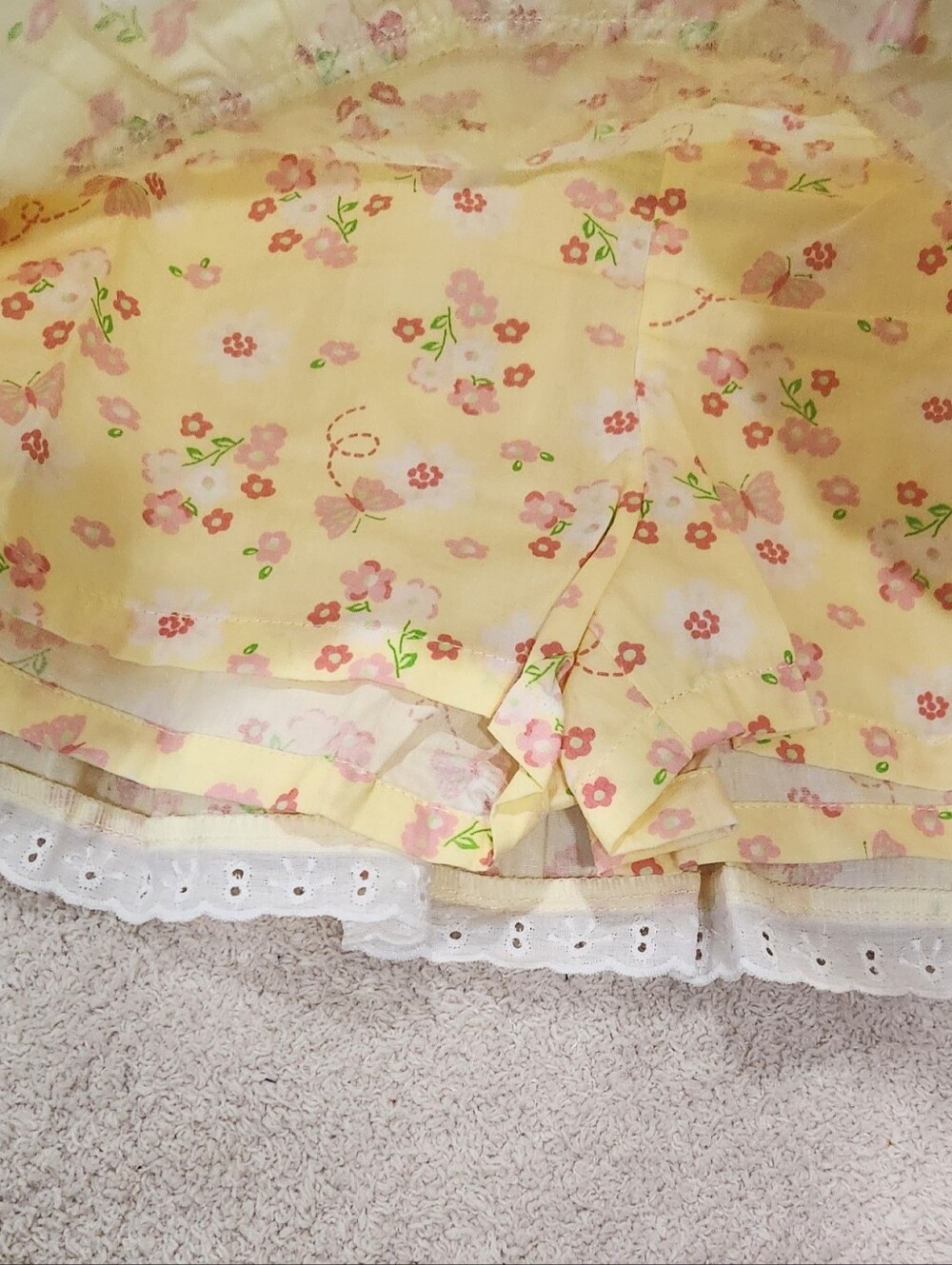 Disney - Winnie the Pooh 3-Pc Yellow Floral Skort Set - Picture 3 of 4